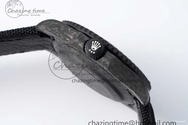 Black Nylon Black Dial Submariner Yellow 1:1 DIW Edition VS3135 on Best VSF Strap Carbon 0108